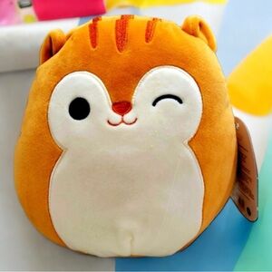 7-inch Quigley Squirrel Squishmallows Plush Toy Winking Fall Harvest 2022